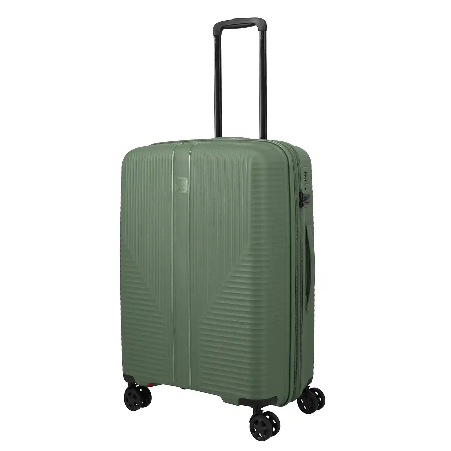 Travelite Air Stripe 4-Rollen Trolley M exp. 66 cm - Green