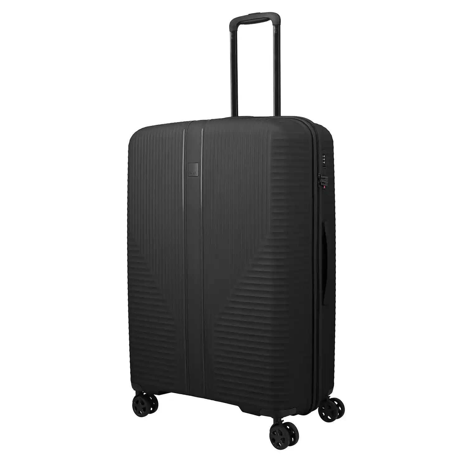 Travelite Air Stripe 4-Rollen Trolley L 77 cm - Black