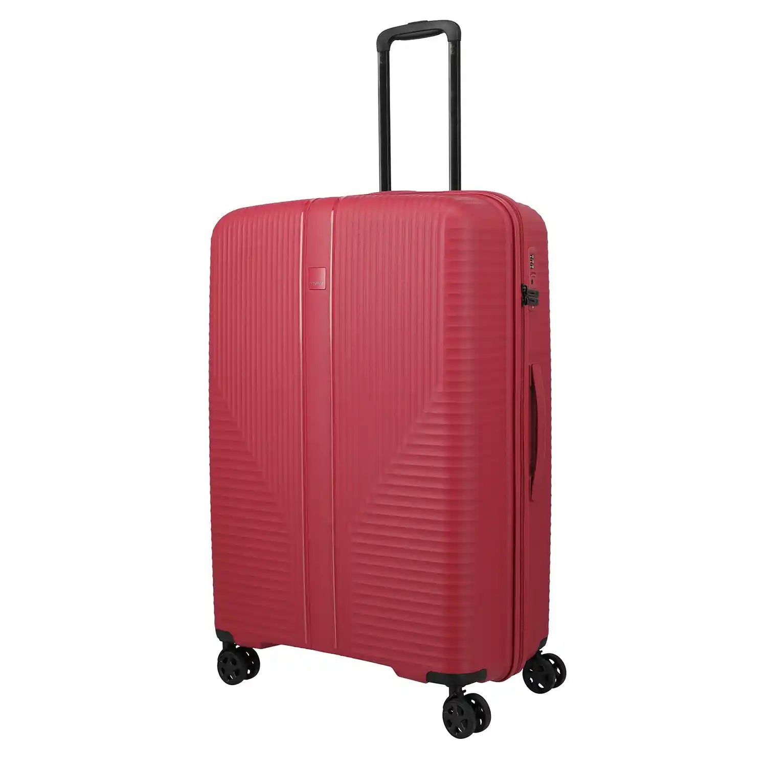 Travelite Air Stripe 4-Rollen Trolley L 77 cm - Red
