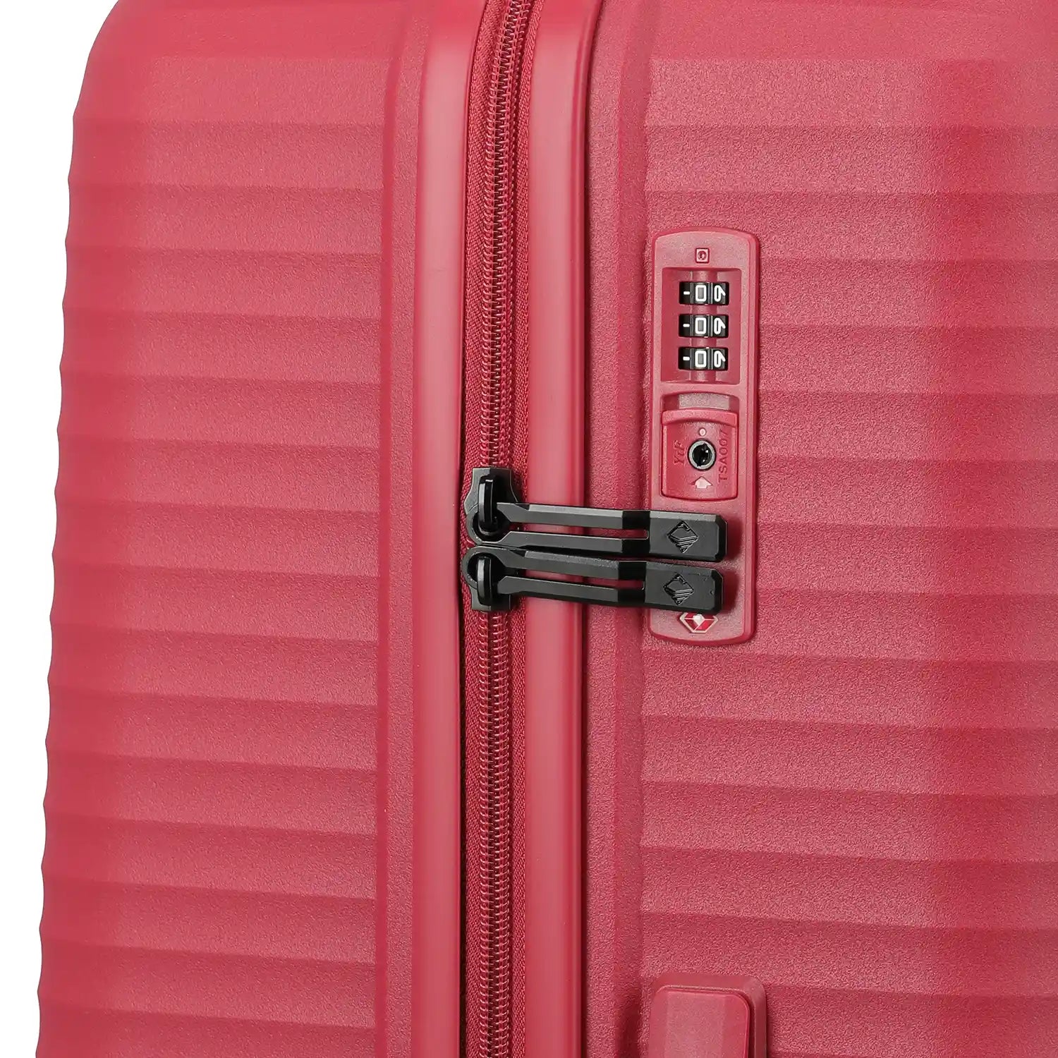 Travelite Air Stripe 4-Rollen Trolley L 77 cm - Red