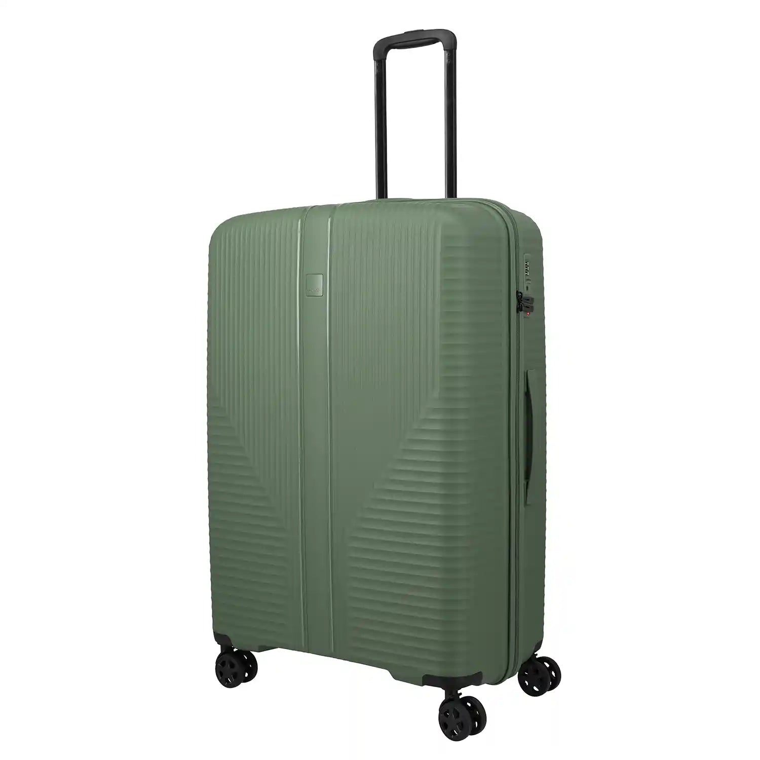 Travelite Air Stripe 4-Rollen Trolley L 77 cm - Green