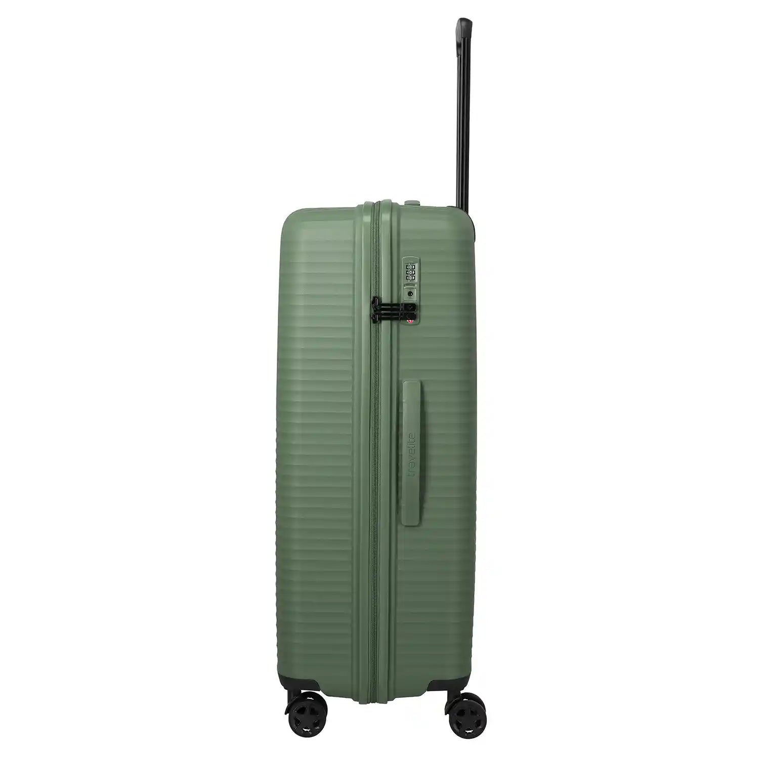 Travelite Air Stripe 4-Rollen Trolley L 77 cm - Green