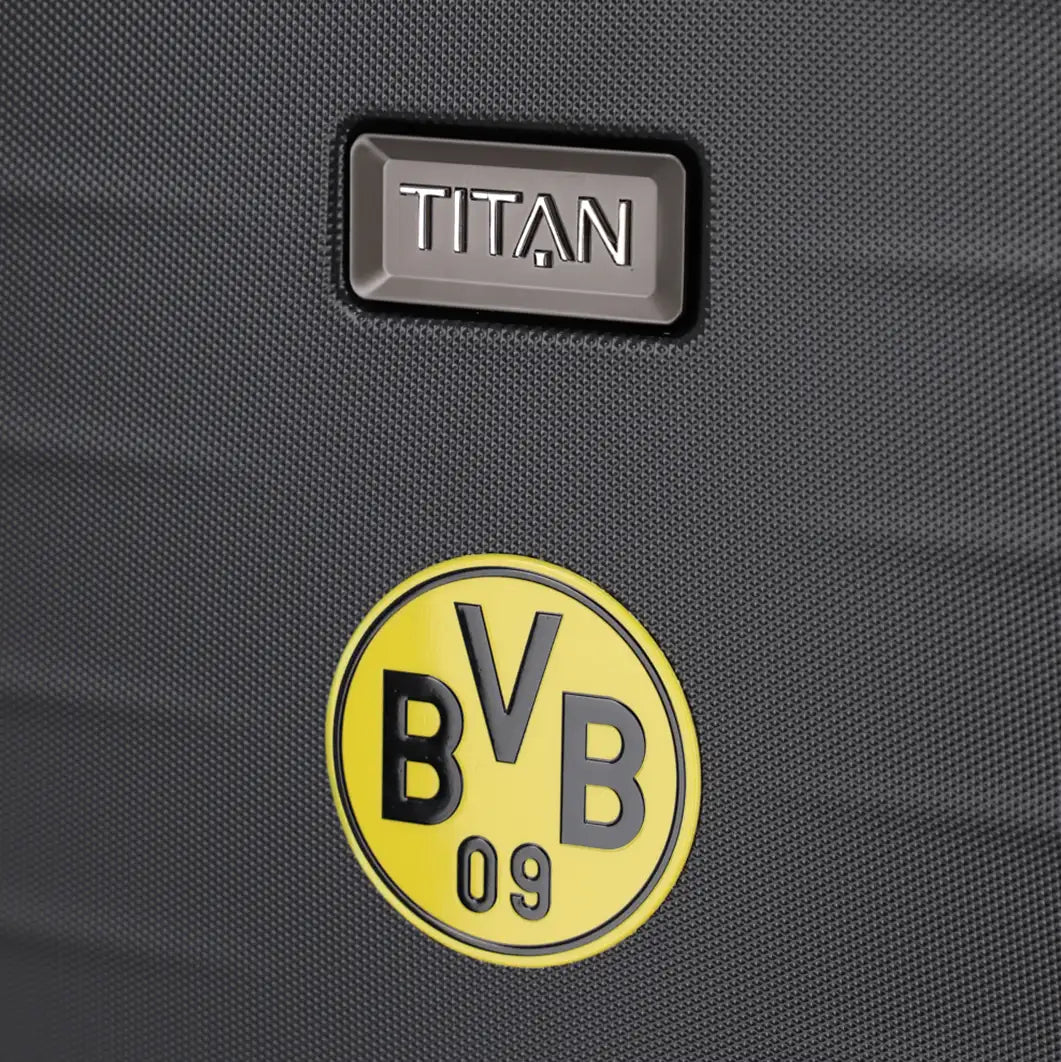 Titan Litron Frame BVB 4w Trolley M 69 cm - Black/Yellow