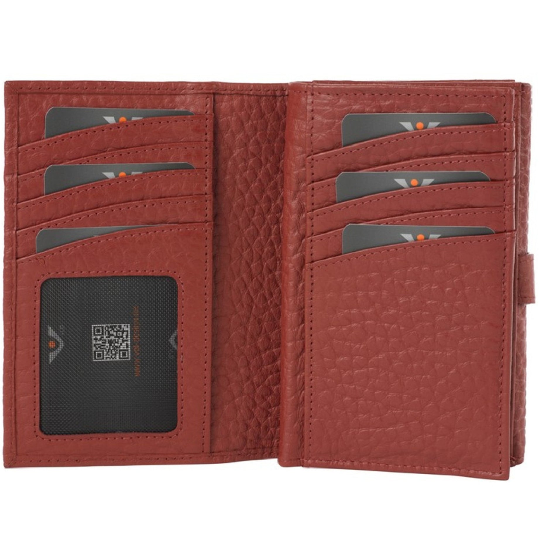 VOi-Design Hirsch Brenna women's wallet 15 cm - garnet
