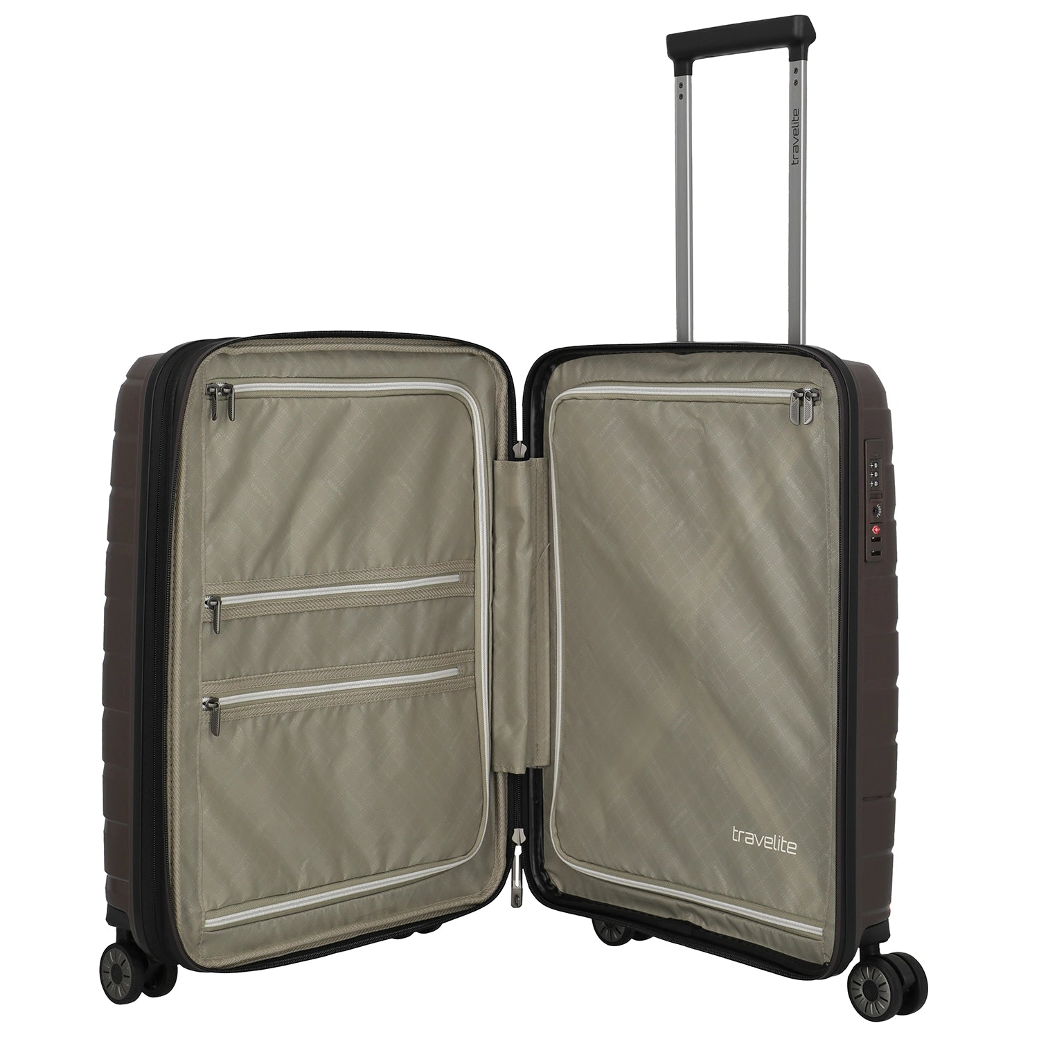 Travelite Air Base 4-Rollen Trolley S erw. 55 cm - Coffee