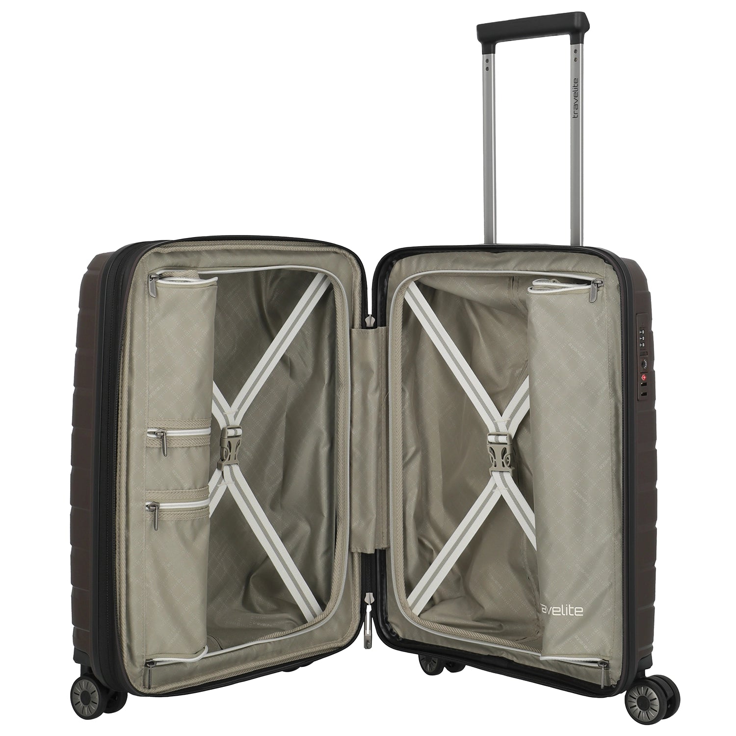 Travelite Air Base 4-Rollen Trolley S erw. 55 cm - Coffee