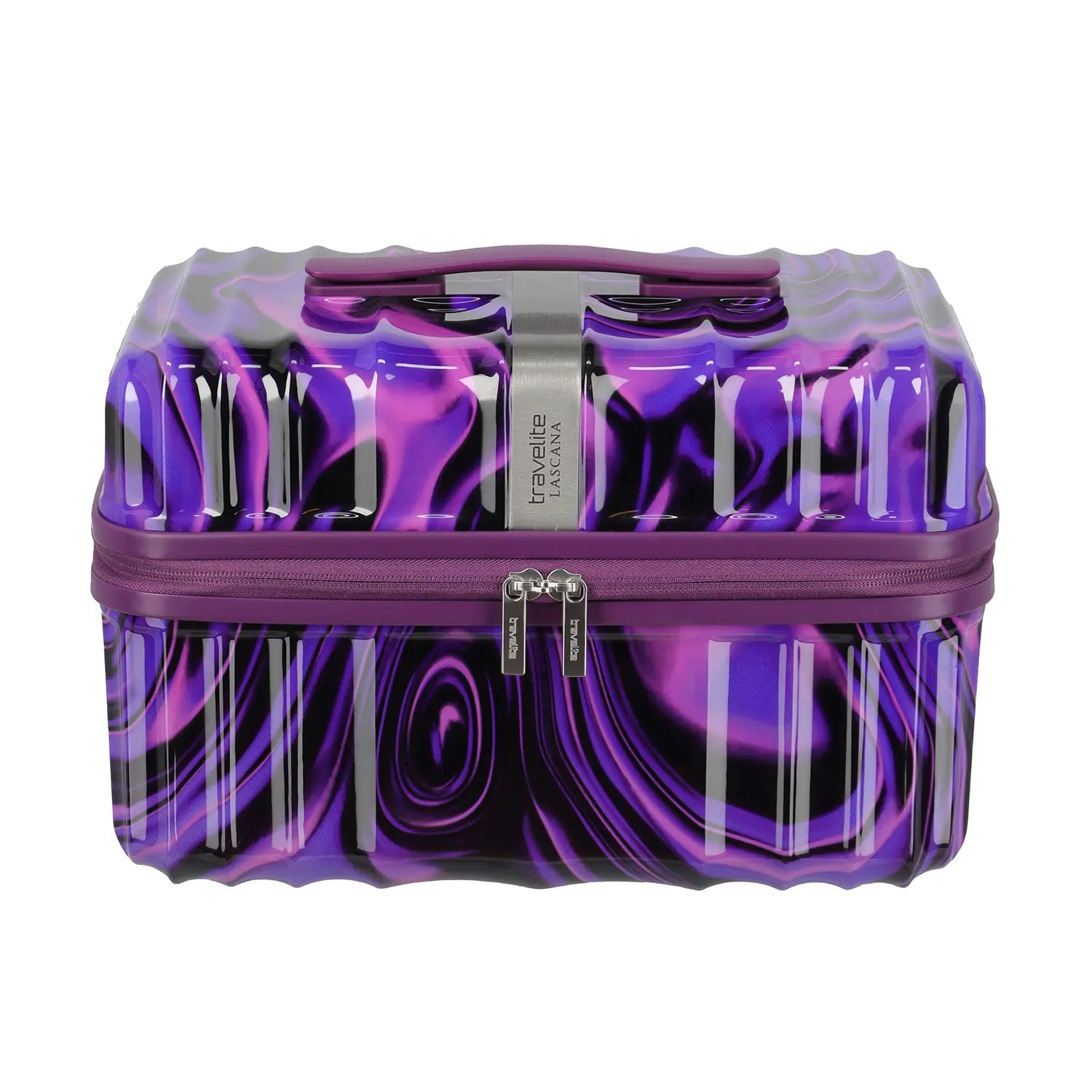 Travelite Lascana Edition Beautycase 38 cm Purple Swirl – stylischer Kosmetikkoffer für Reisen
