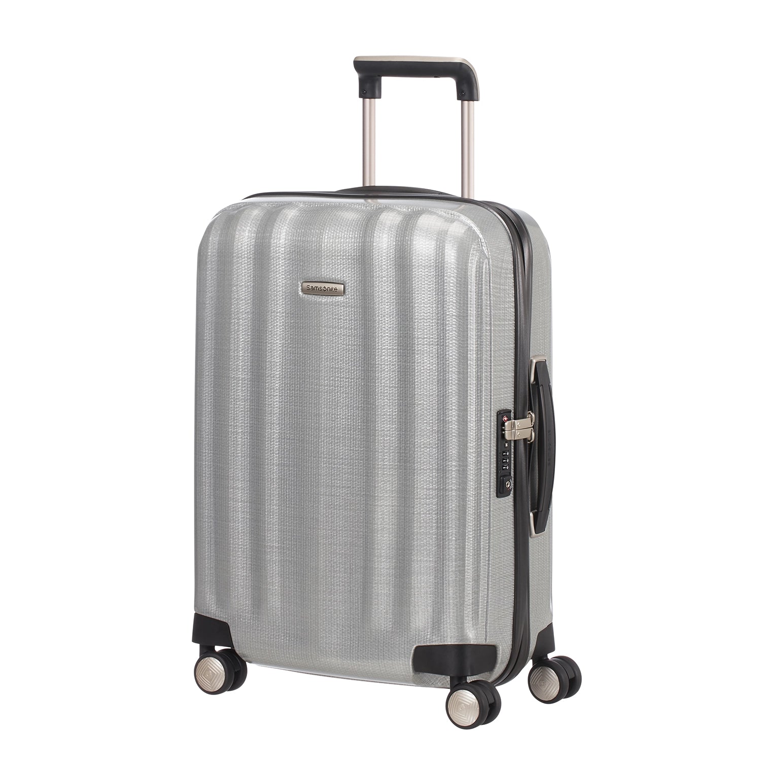 Samsonite Lite-Cube 4-wheel hand luggage trolley 55 cm - Silver