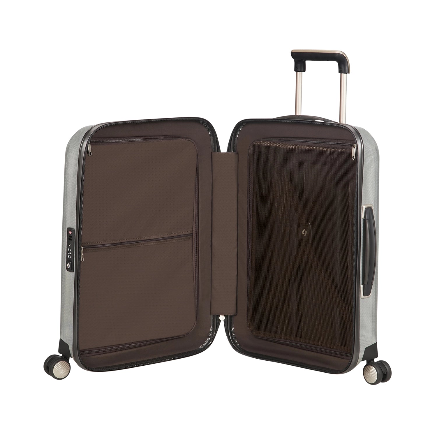 Samsonite Lite-Cube 4-Rollen-Handgepäcktrolley 55 cm - Silver