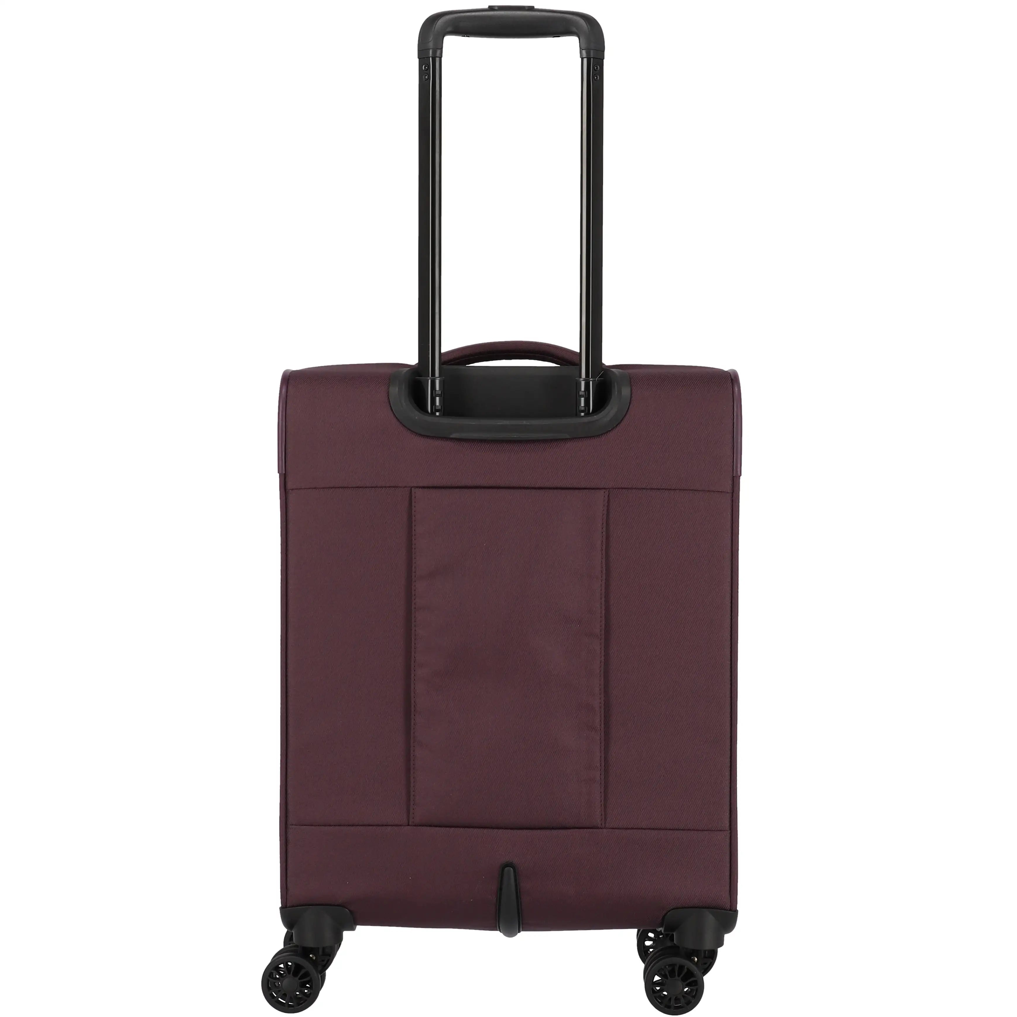 Travelite Croatia 4-wheel cabin trolley 55 cm - eggplant