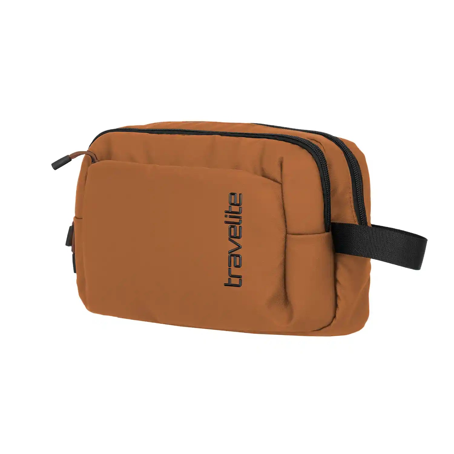 Frontansicht Travelite Briize Kulturtasche 25 cm - Curry