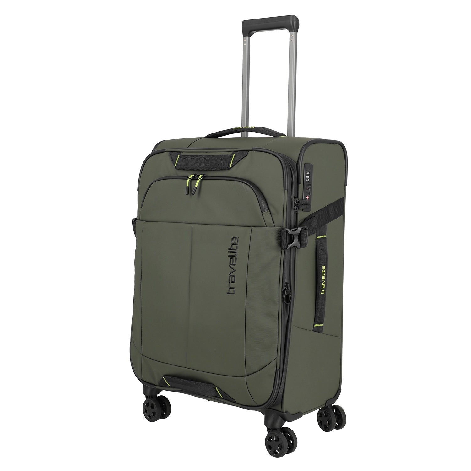 Travelite Briize 4-Rollen Trolley M 67 cm - Khaki