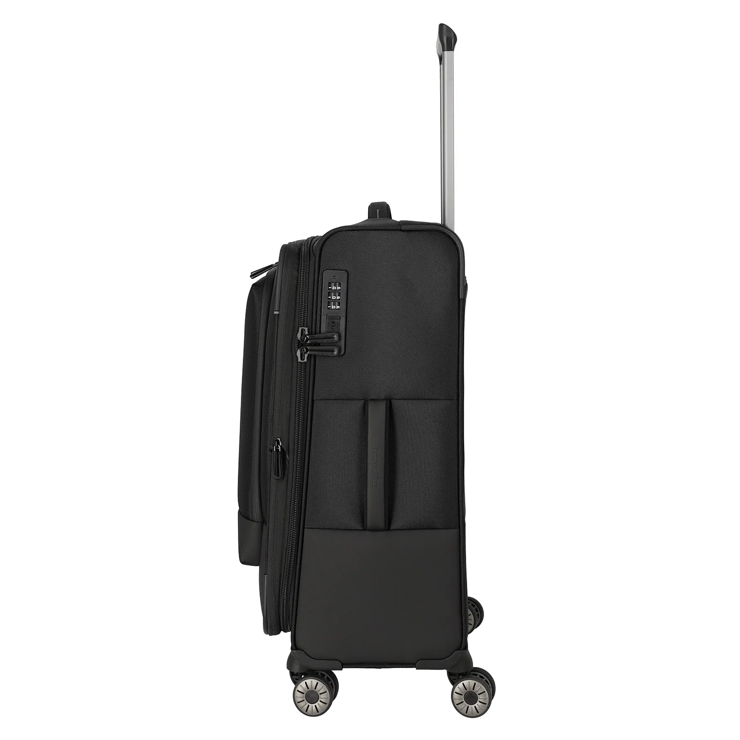 Travelite Crosslite 5.0 4-wheel trolley M 66 cm - Black