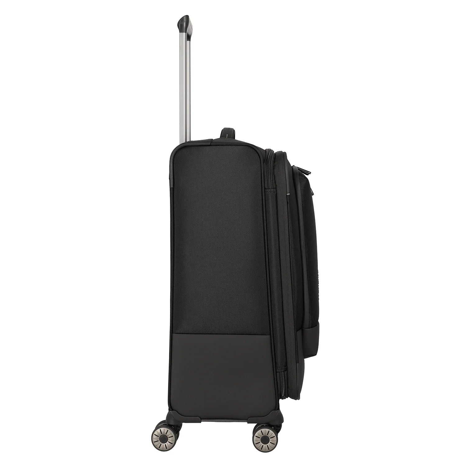 Travelite Crosslite 5.0 4-Rollen Trolley M 66 cm - Schwarz