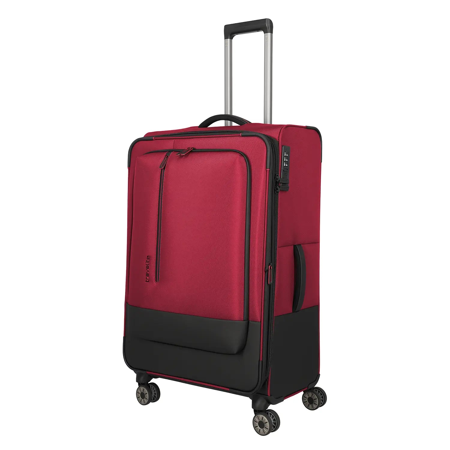 Travelite Crosslite 5.0 4-Rollen Trolley L 77 cm - Red