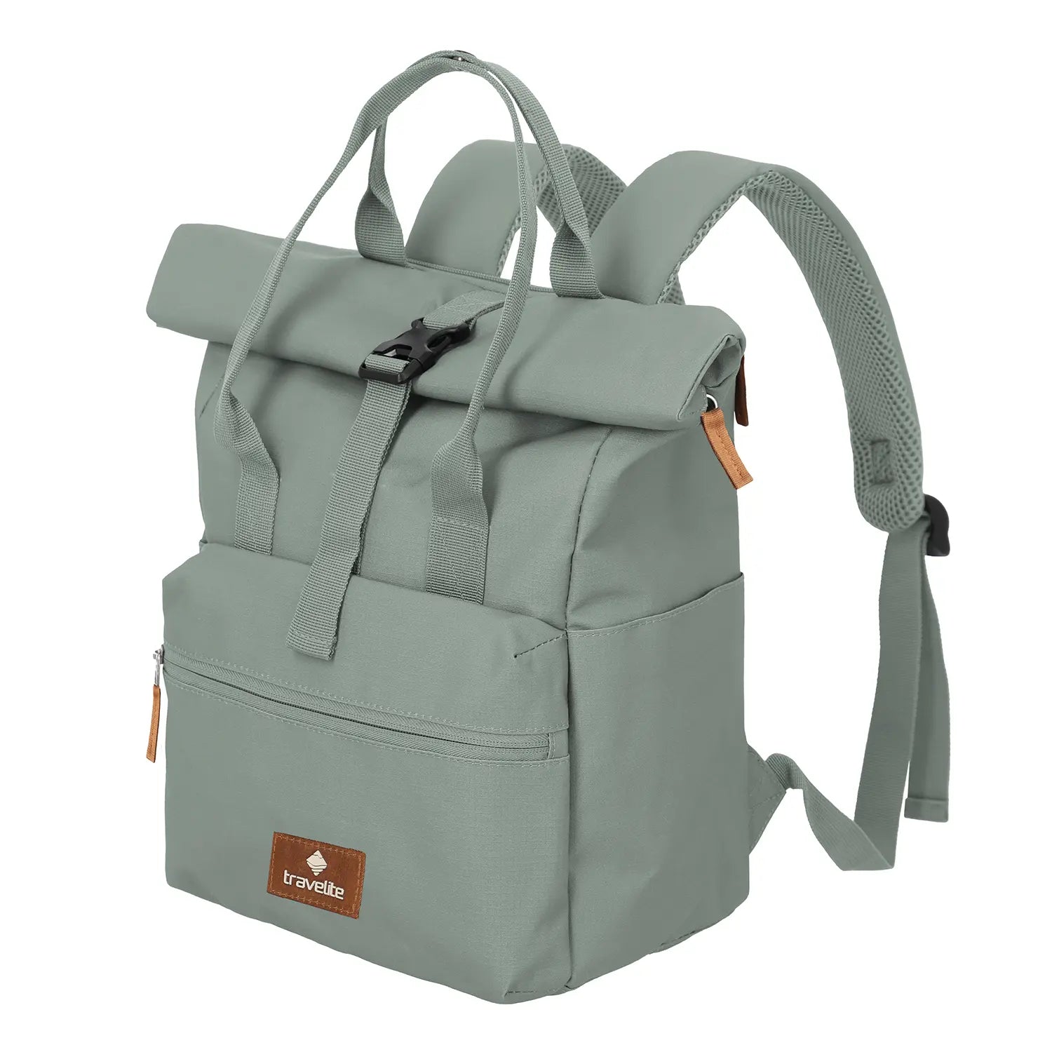 Travelite Basics Short Handle Rollup Rucksack 37 cm - Mint