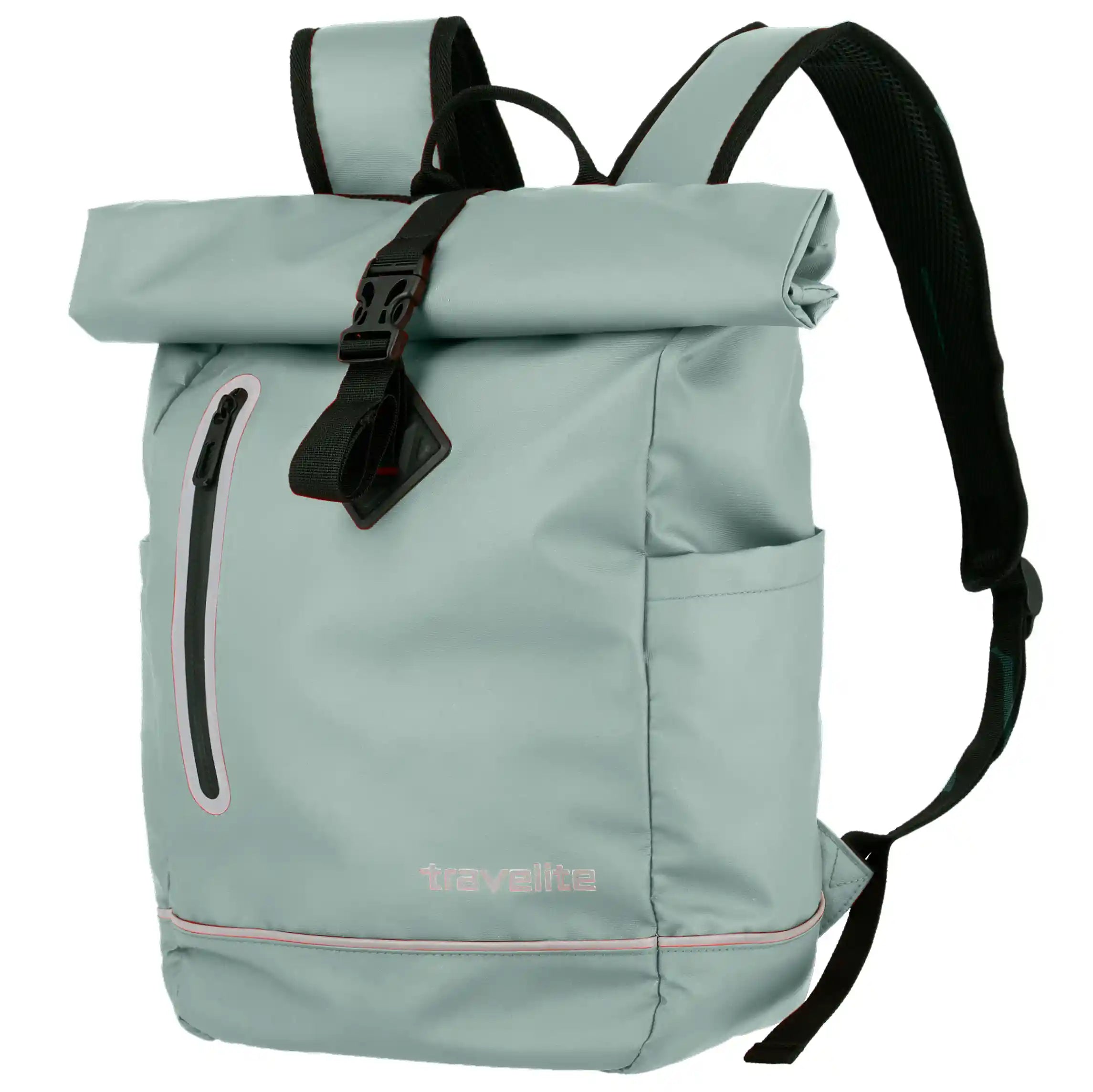Travelite Basics Roll-Up Backpack Tarpaulin 48 cm - Light Green