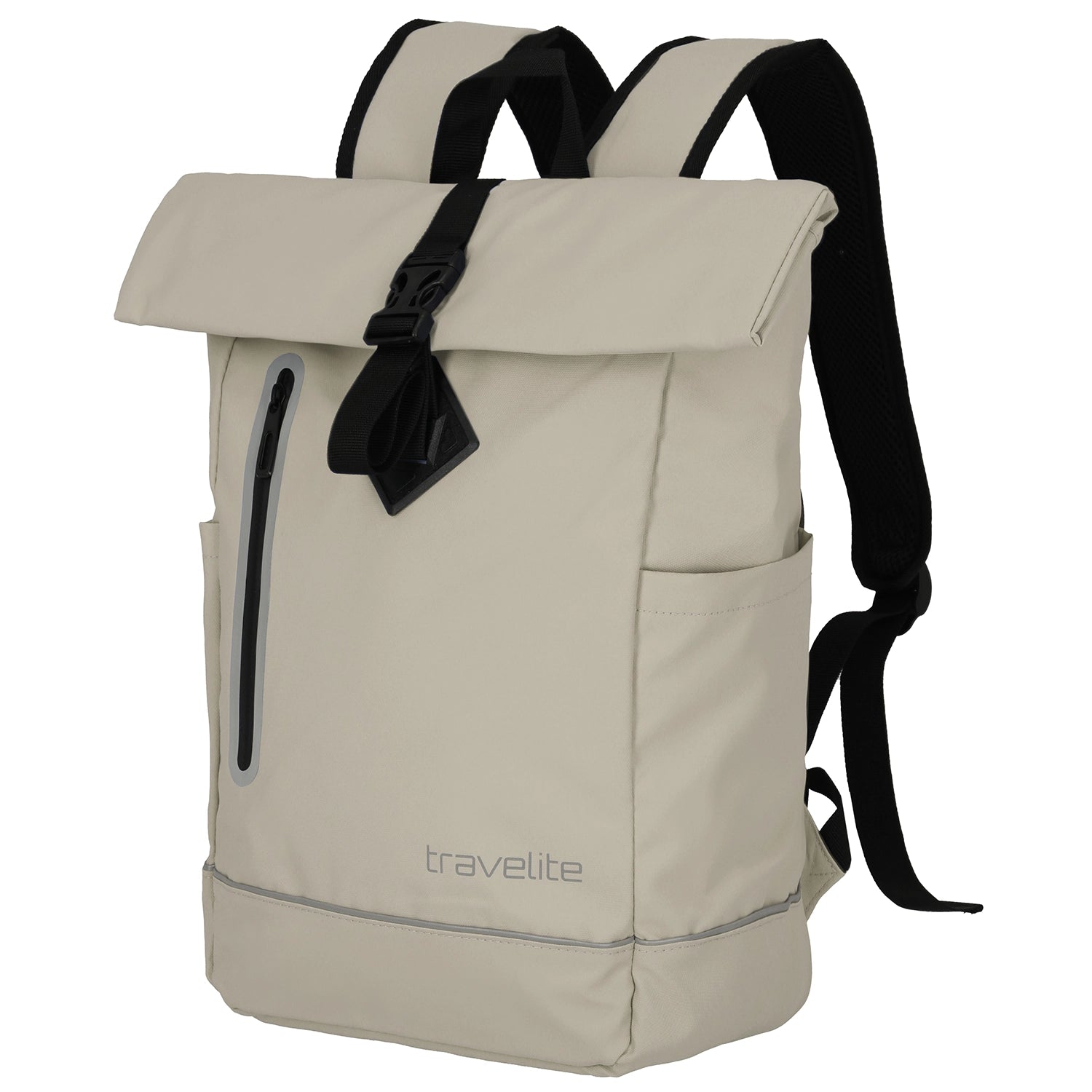 Travelite Basics Roll-Up Rucksack Plane 48 cm - Elfenbein