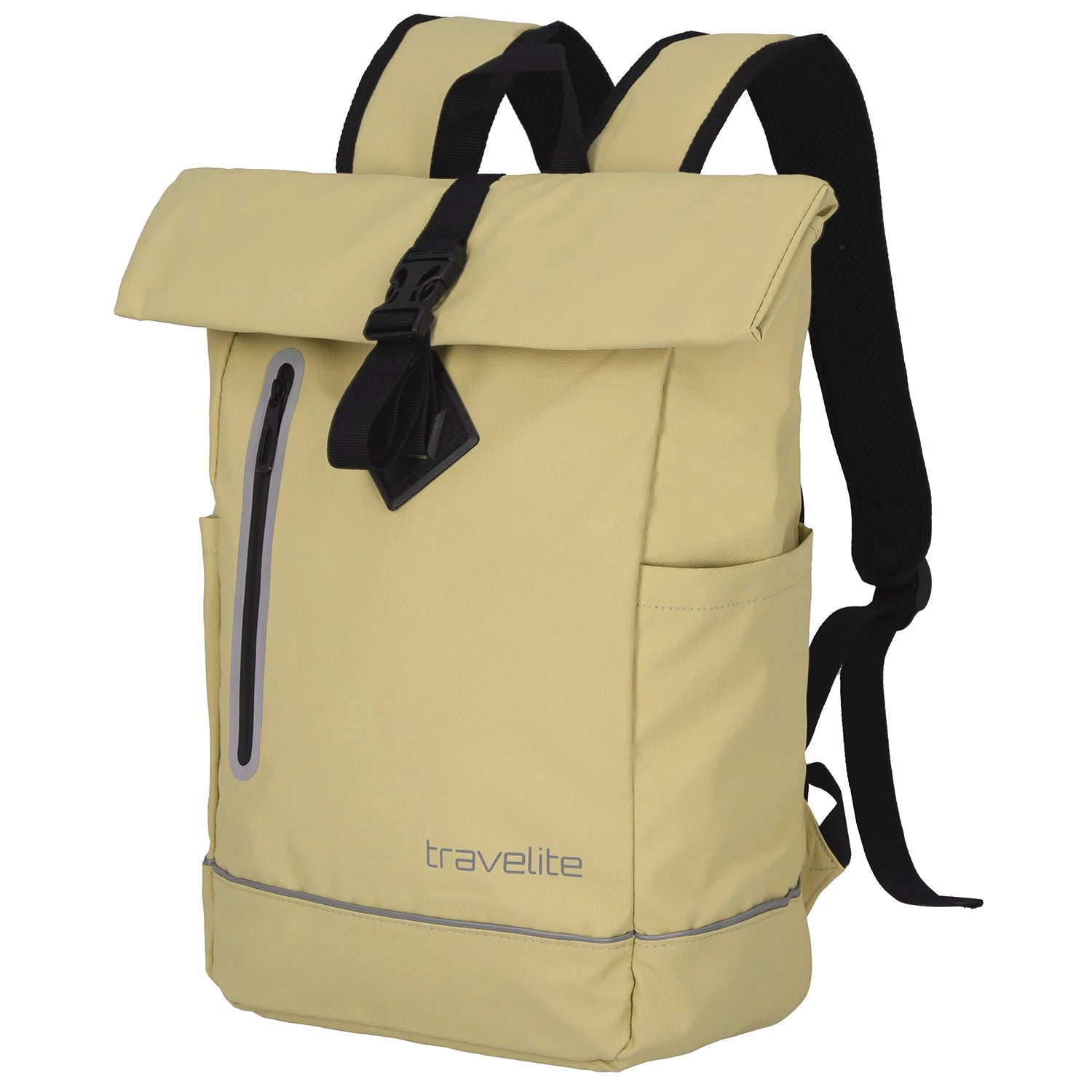 Travelite Basics Roll-Up Rucksack Plane 48 cm - Hellgelb