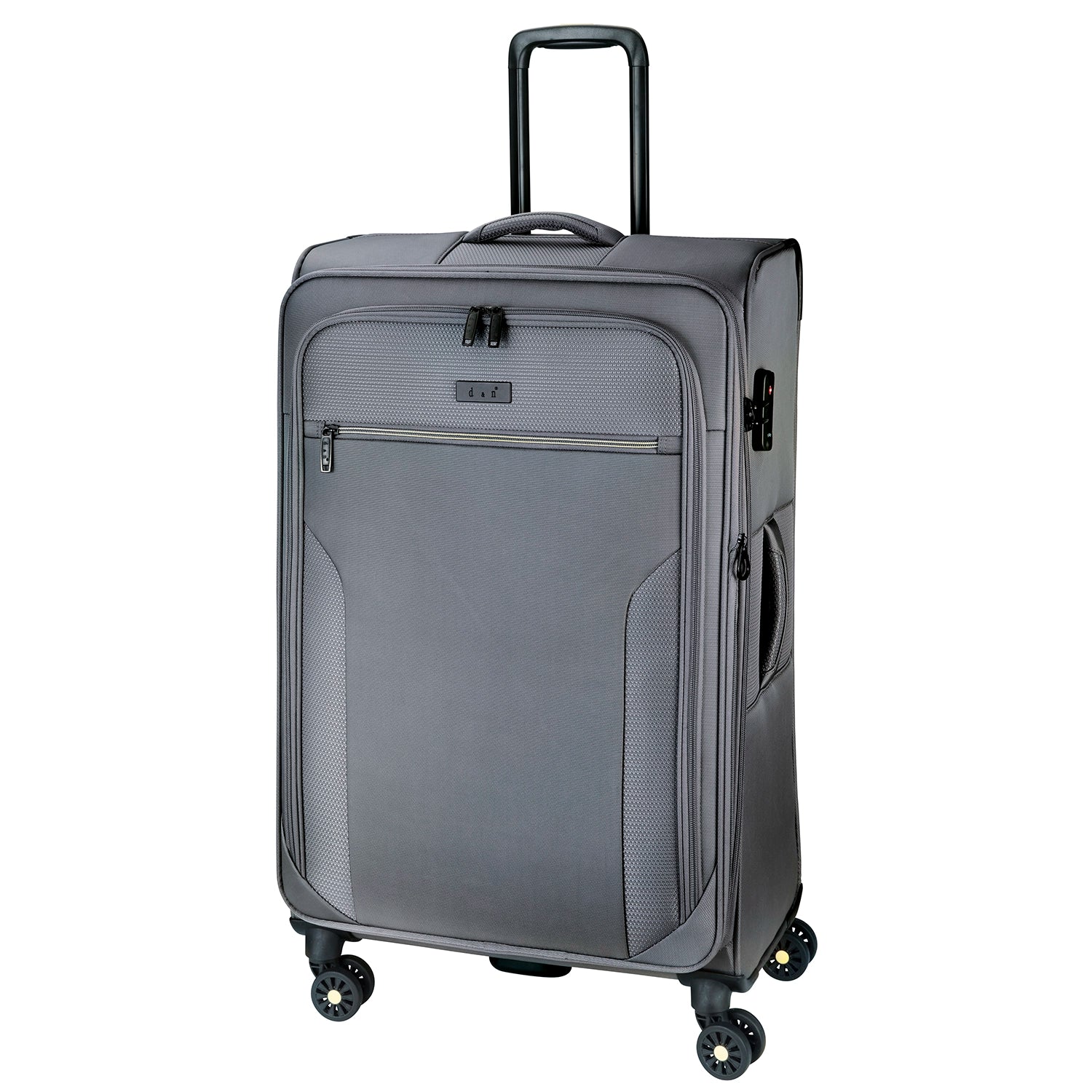 d&n Travel Line 9704 4-Rollen Kabinentrolley 55 cm - Grey