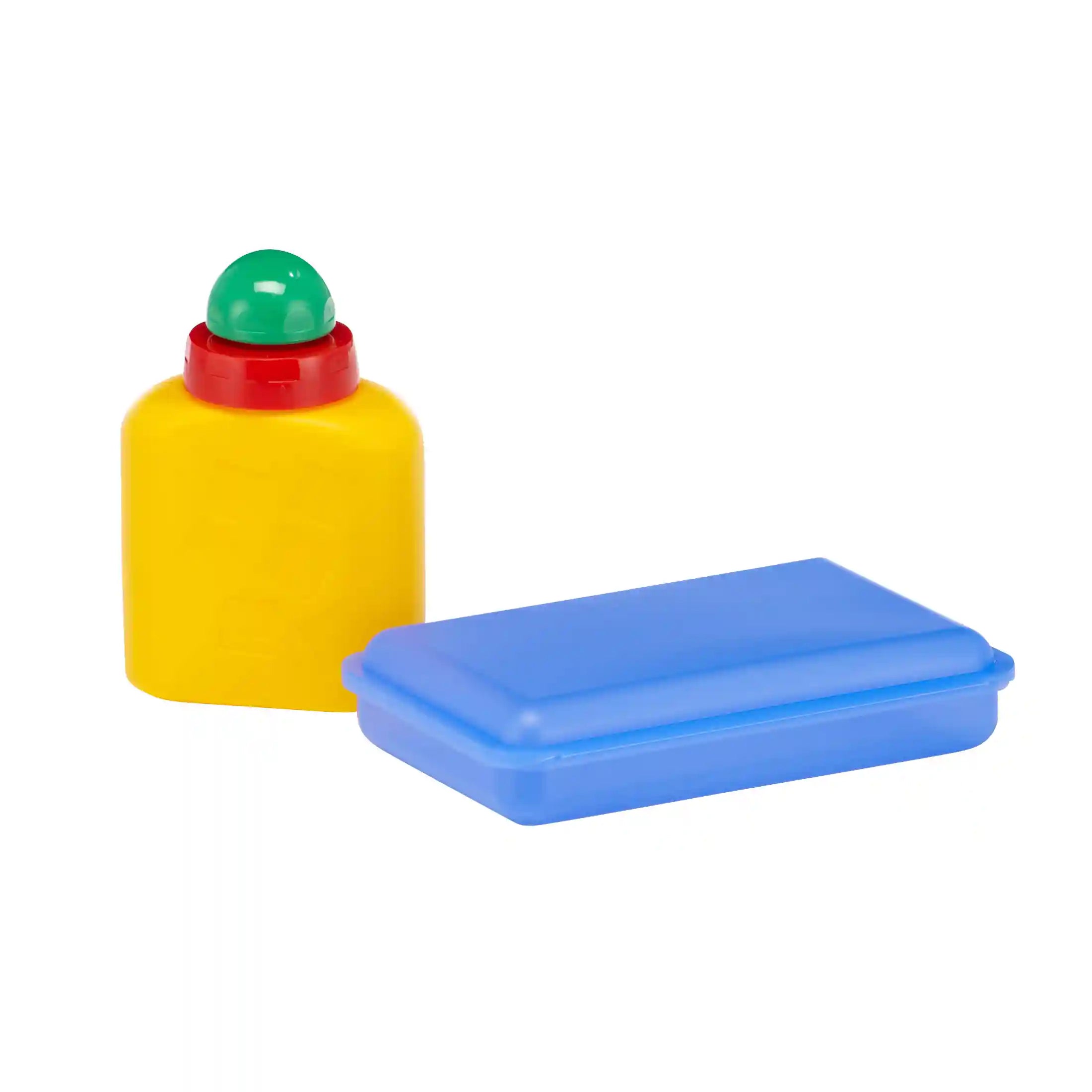 Step by Step accessories Lunchtime set bread box and drinking bottle - blue / yellow