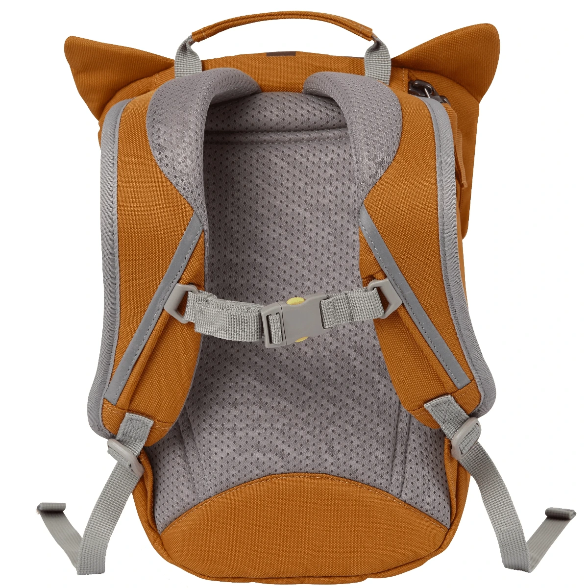 Rückansicht eines Affenzahn Small Friend Kinderrucksack als Tigermotiv