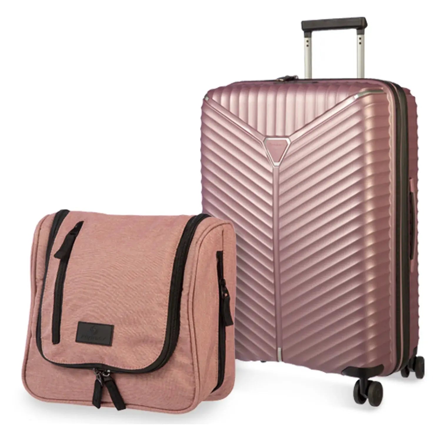 koffer - direkt.de Set Flight Lite II 4 - Rollen Trolley 66 cm + Kulturtasche koffer - direkt.de - koffer - direkt.de