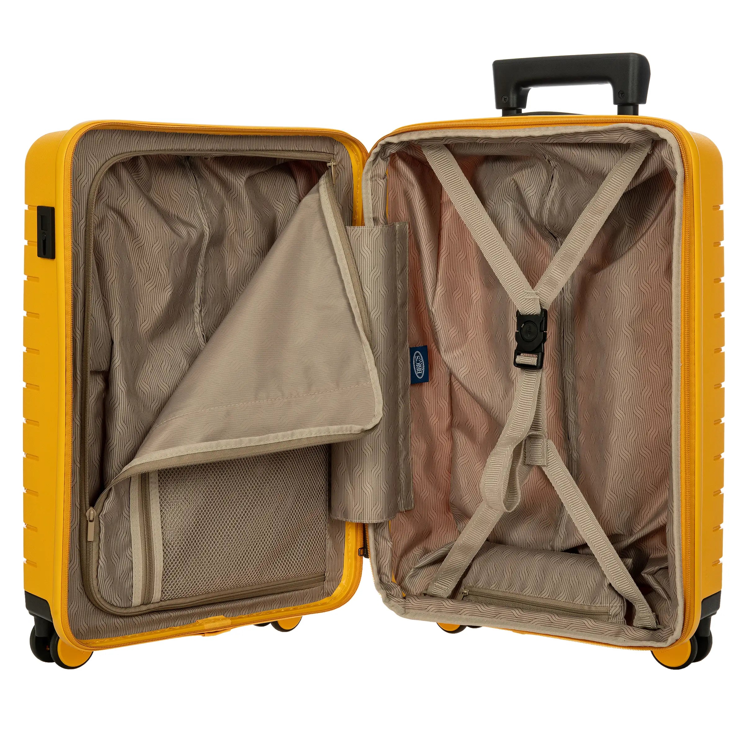Valise cabine 4 roues By by Brics Ulisse avec poche frontale 55 cm - Mangue