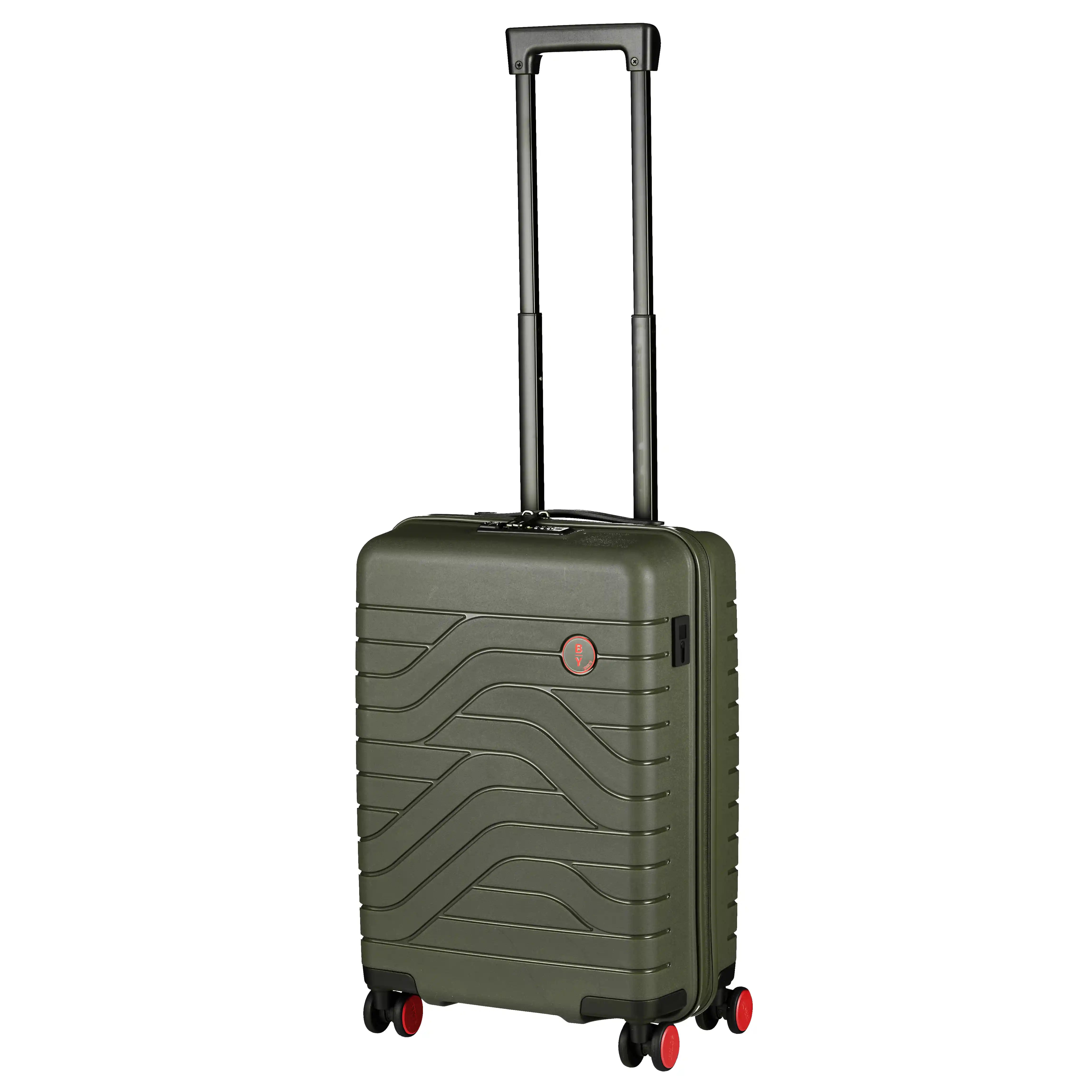 BY by Brics Ulisse 4-Rollen Kabinentrolley 55 cm - Olive