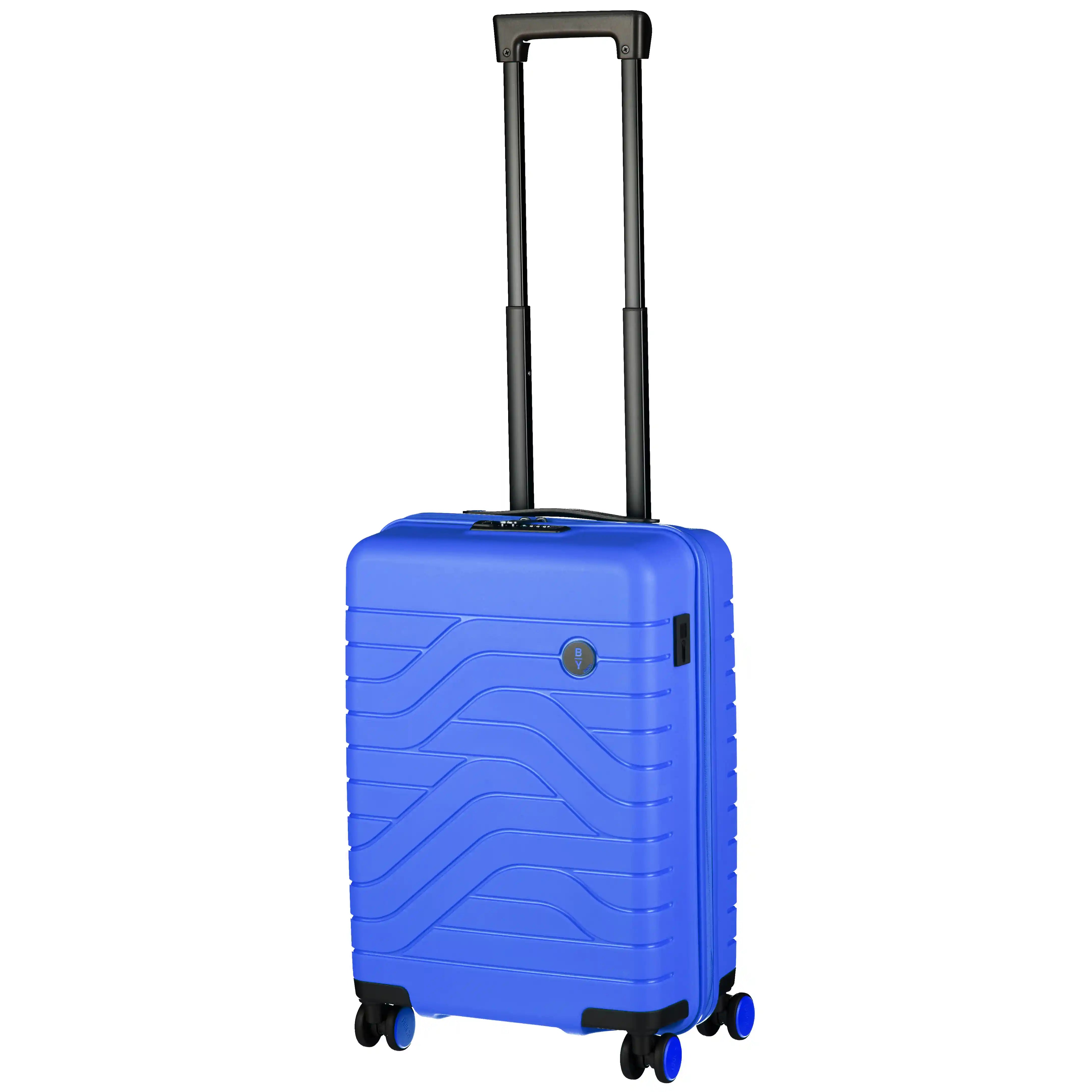 BY by Brics Ulisse 4-Rollen Kabinentrolley 55 cm - Electric Blue