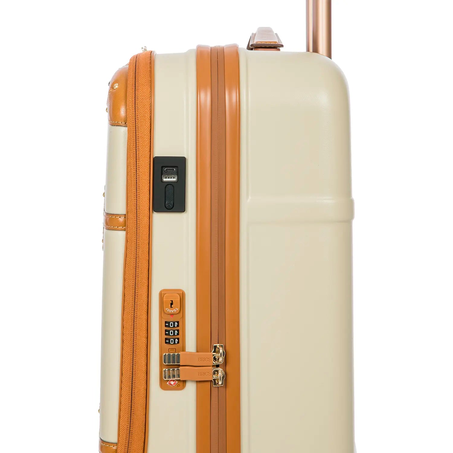 Brics Bellagio 4-Rollen Kabinentrolley 55 cm - Cream