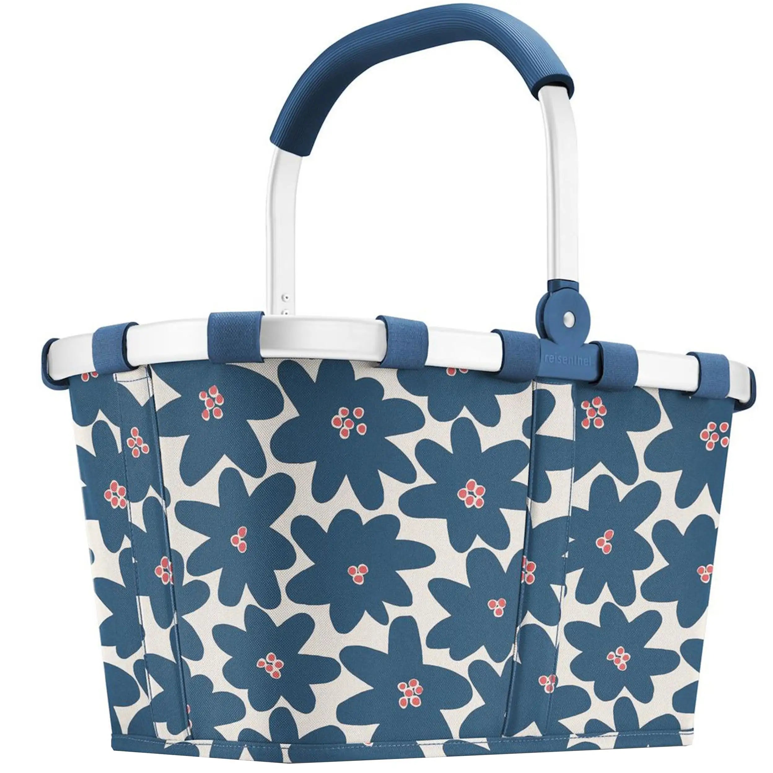 Reisenthel Shopping Carrybag Panier à provisions 48 cm - Cadre Daisy Blue