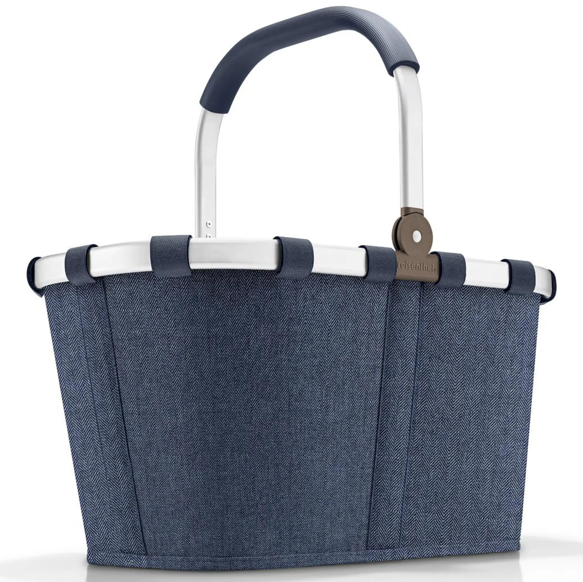Reisenthel Shopping Carrybag panier à provisions 48 cm - Chevrons Bleu Foncé
