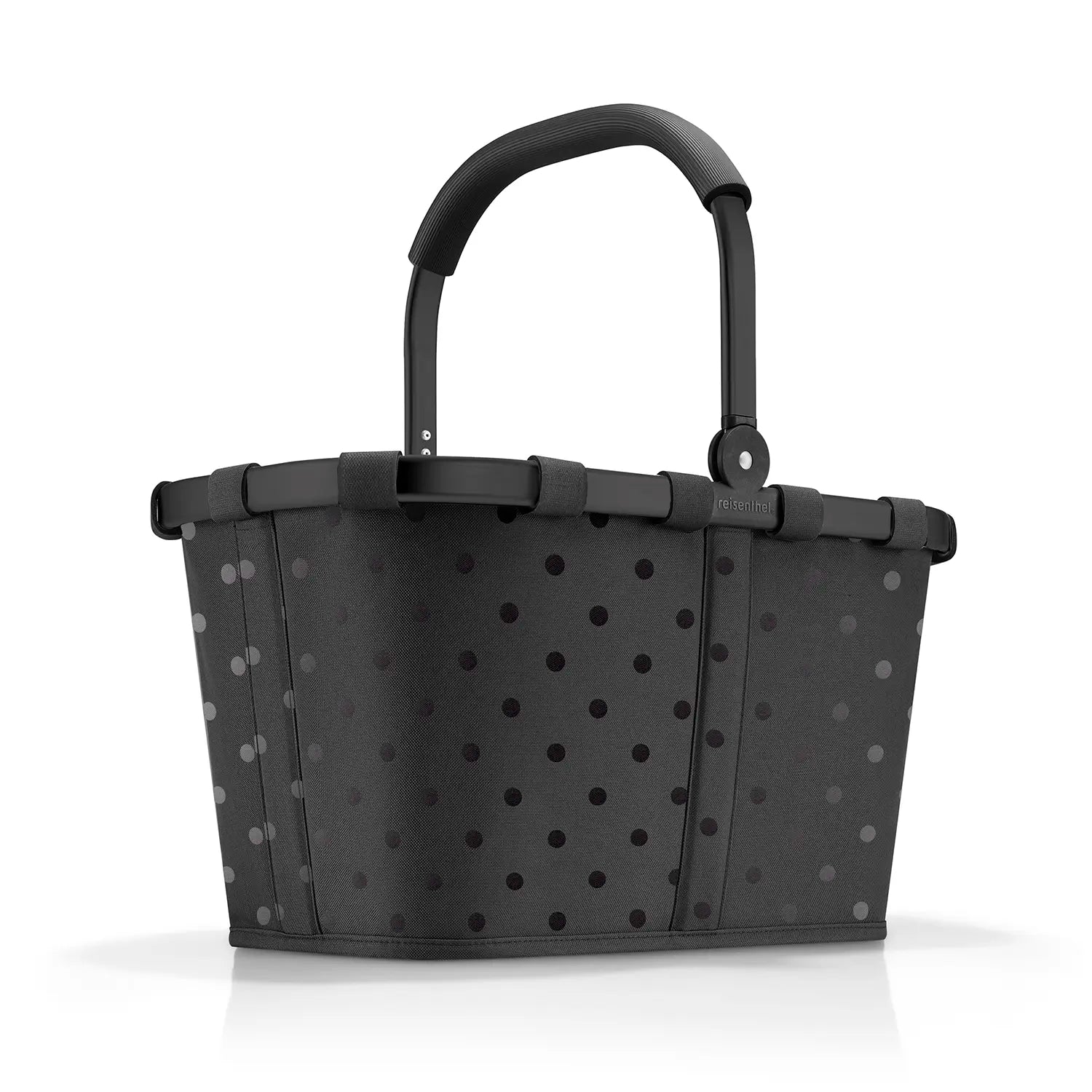 Reisenthel Shopping Carrybag shopping basket 48 cm - Frame Glossy Dots Black