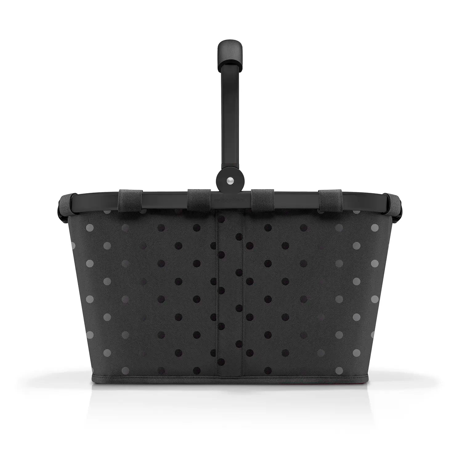 Reisenthel Shopping Carrybag Einkaufskorb 48 cm - Frame Glossy Dots Black