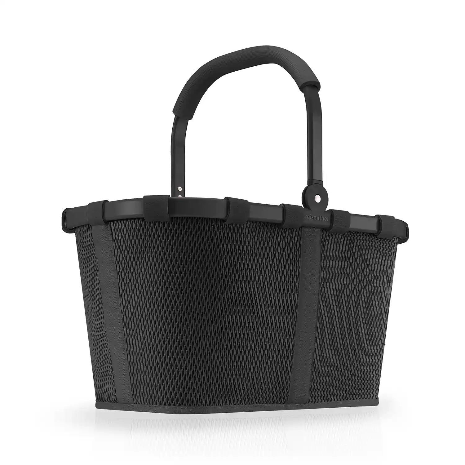Reisenthel Carrybag Einkaufskorb 48 cm Mesh Black – moderner schwarzer Einkaufskorb aus Netzgewebe