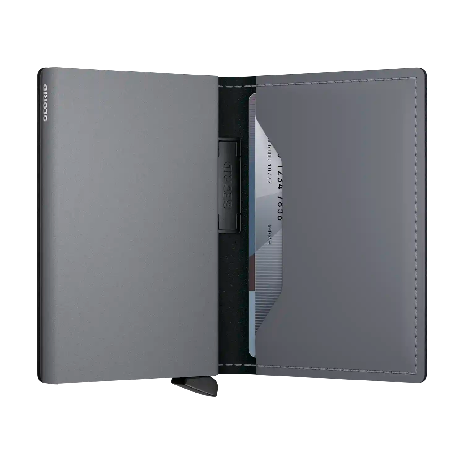 Innenansicht Secrid Wallets Bandwallet Matte Grey-Grey 10 cm mit Cardprotector