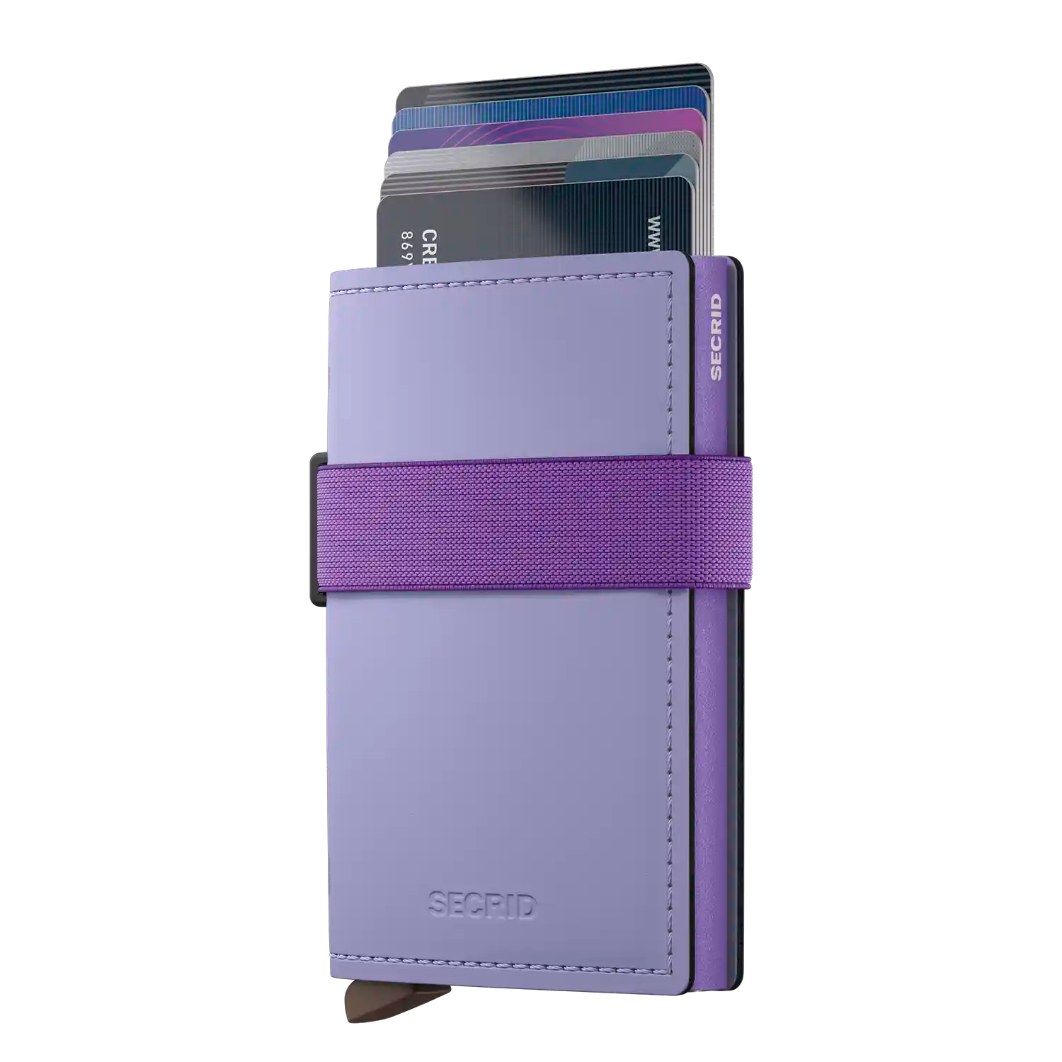 Secrid Bandwallet Matte Lilac-Violet 10 cm Wallet aus robustem Material