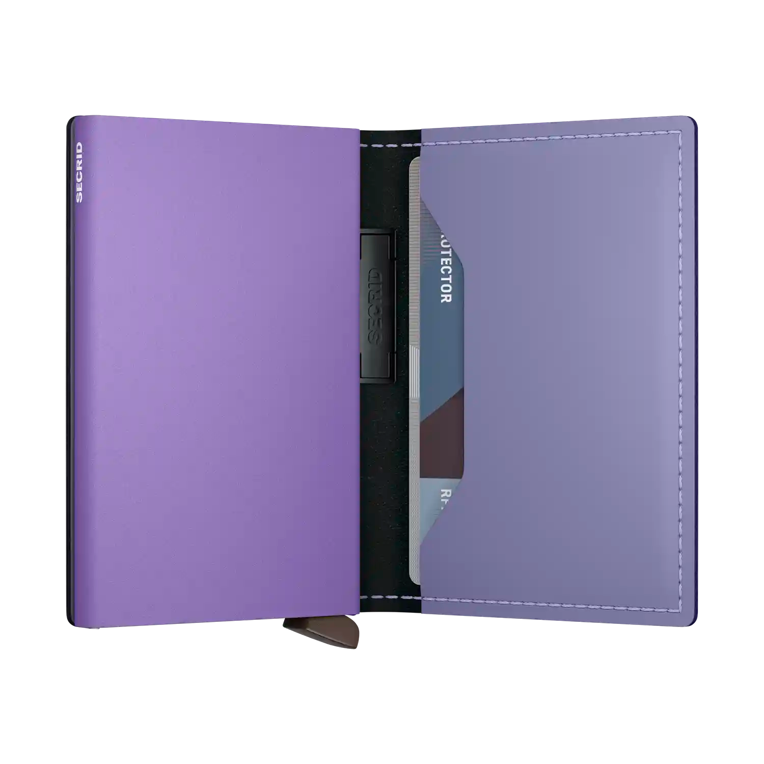 Innenansicht Secrid Wallets Bandwallet Matte Lilac-Violet 10 cm mit Cardprotector