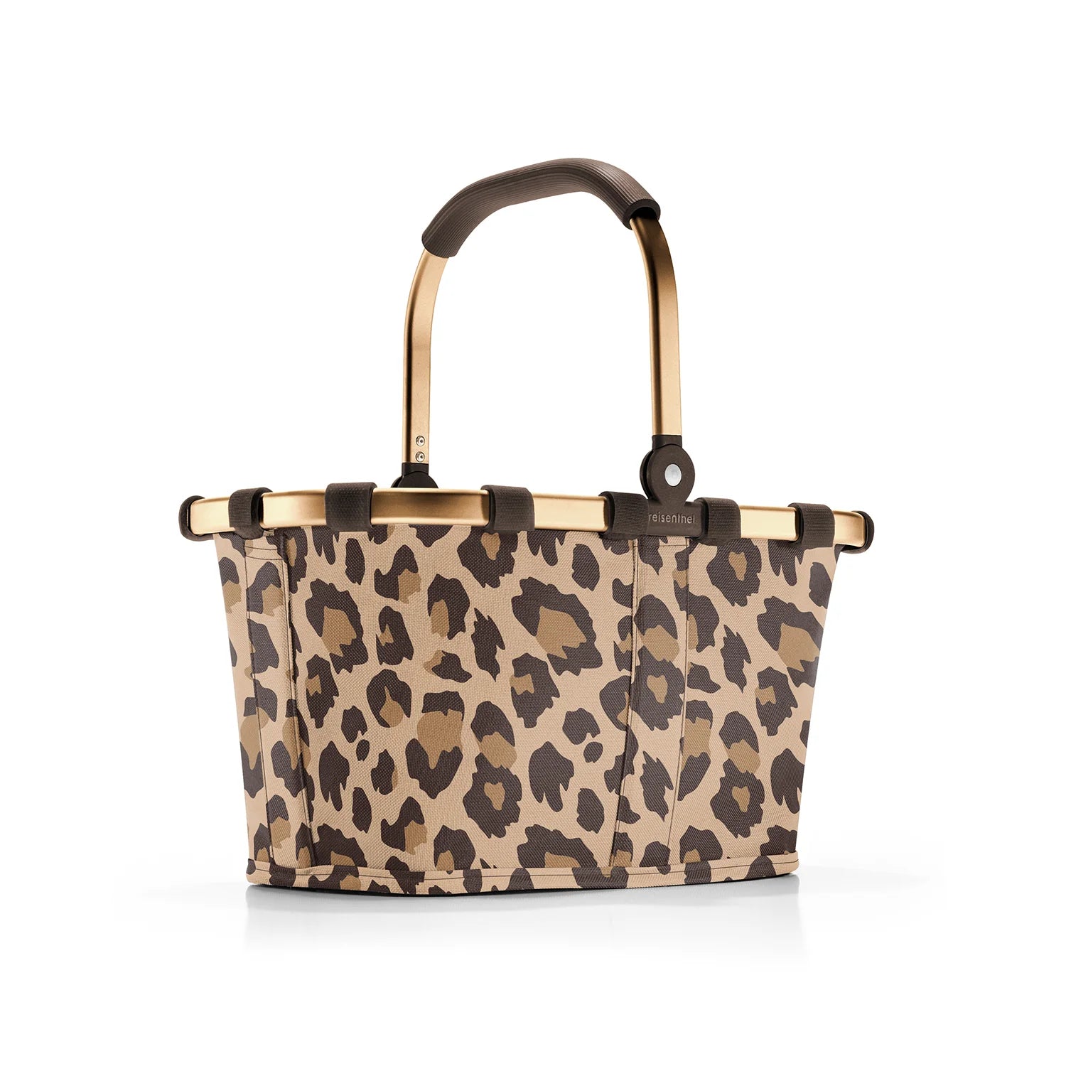 Reisenthel Shopping Carrybag XS Kinder-Einkaufskorb 33 cm - Frame Leo Macchiato