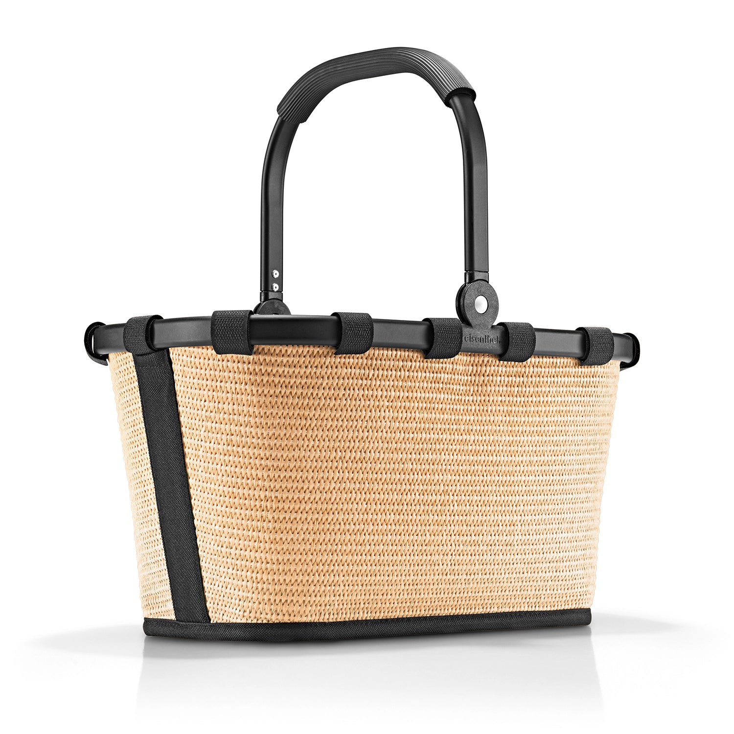 Reisenthel Shopping Carrybag XS Kinder-Einkaufskorb 33 cm - Frame Raffia Black