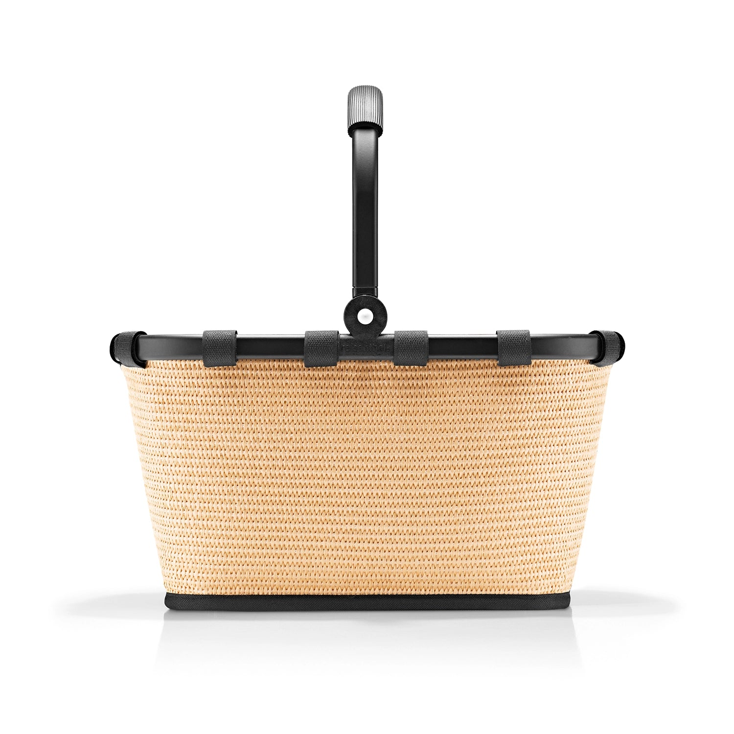 Reisenthel Shopping Carrybag XS Kinder-Einkaufskorb 33 cm - Frame Raffia Black