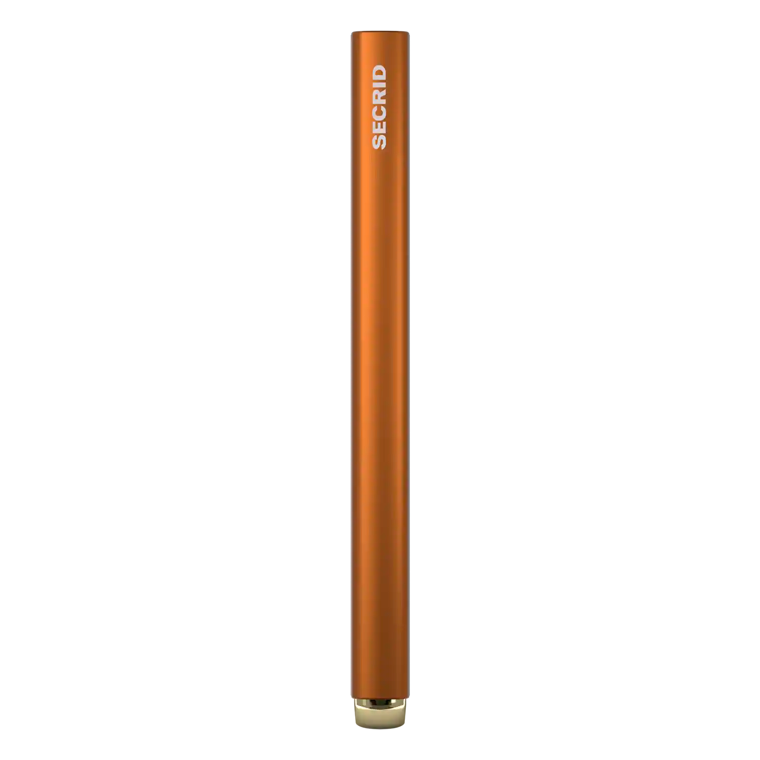 Seitenansicht Secrid Premium Cardprotector Fluted Orange 10 cm Kartenetui