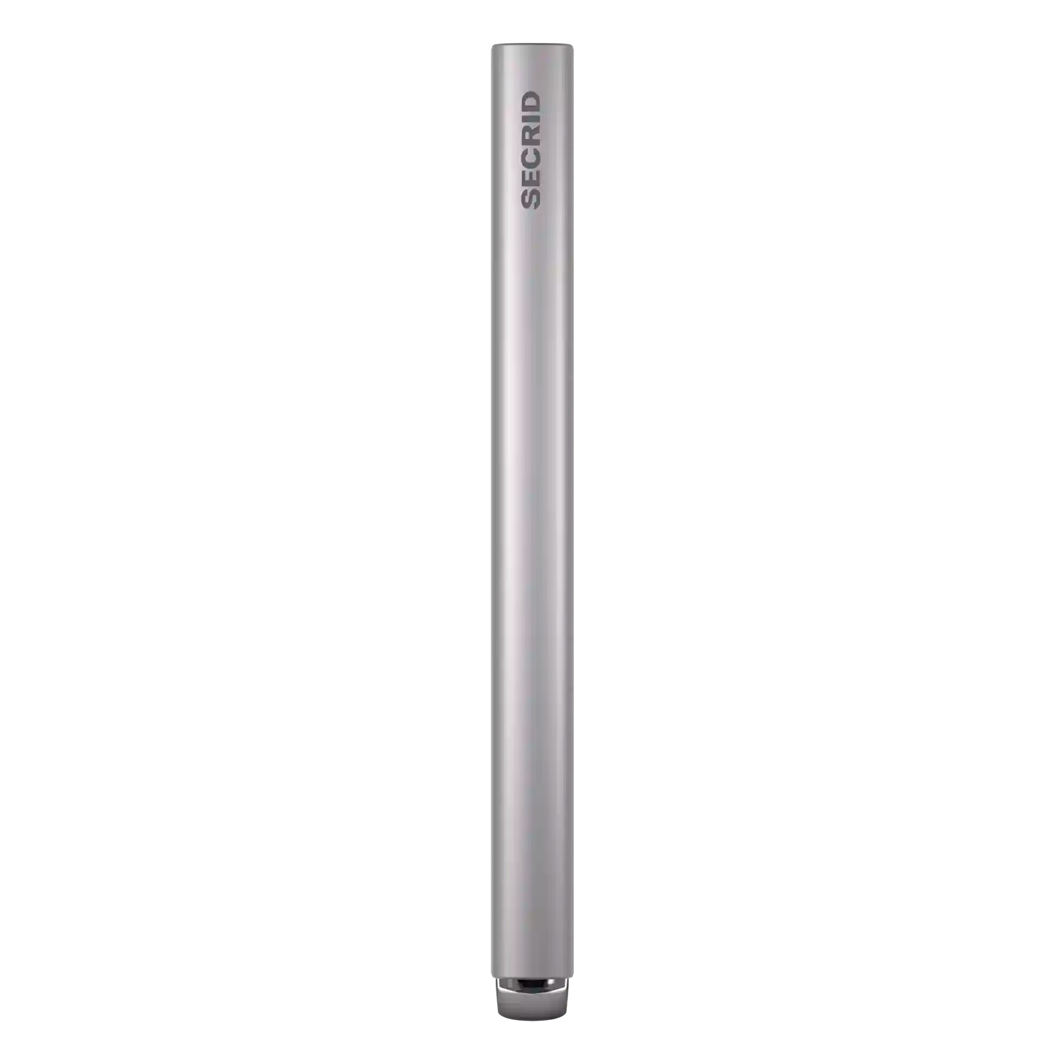 Seitenansicht Secrid Premium Cardprotector Fluted Silver 10 cm Kartenetui