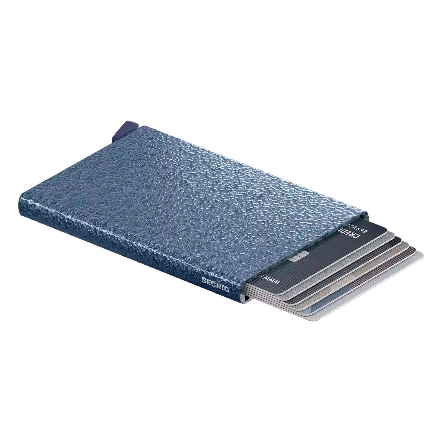 Secrid Wallets Cardprotector Hammerstone Navy 10 cm als robustes Kartenetui für den Alltag