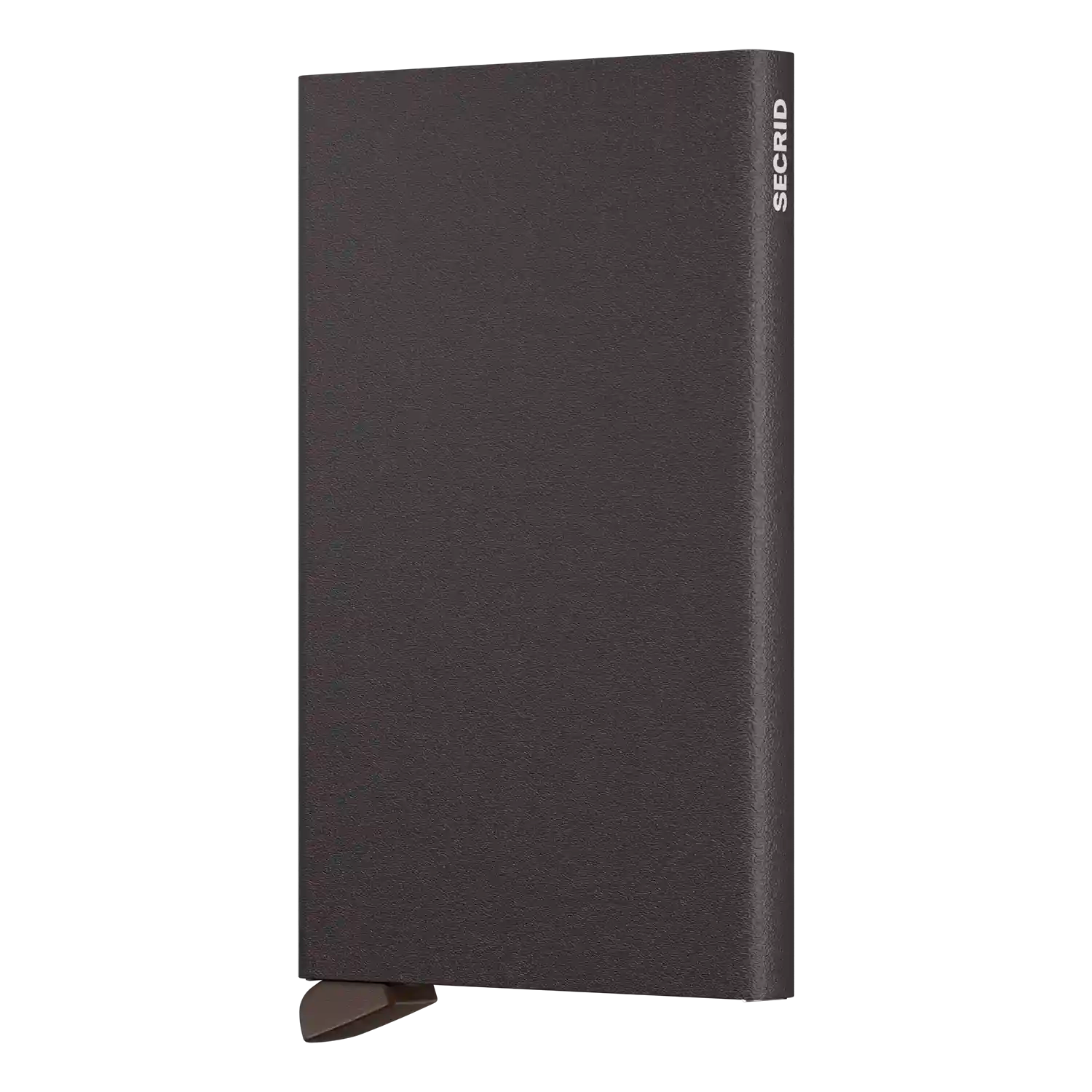 Secrid Cardprotector Powder 10 cm in Braun - RFID-Schutz Kartenetui aus Aluminium