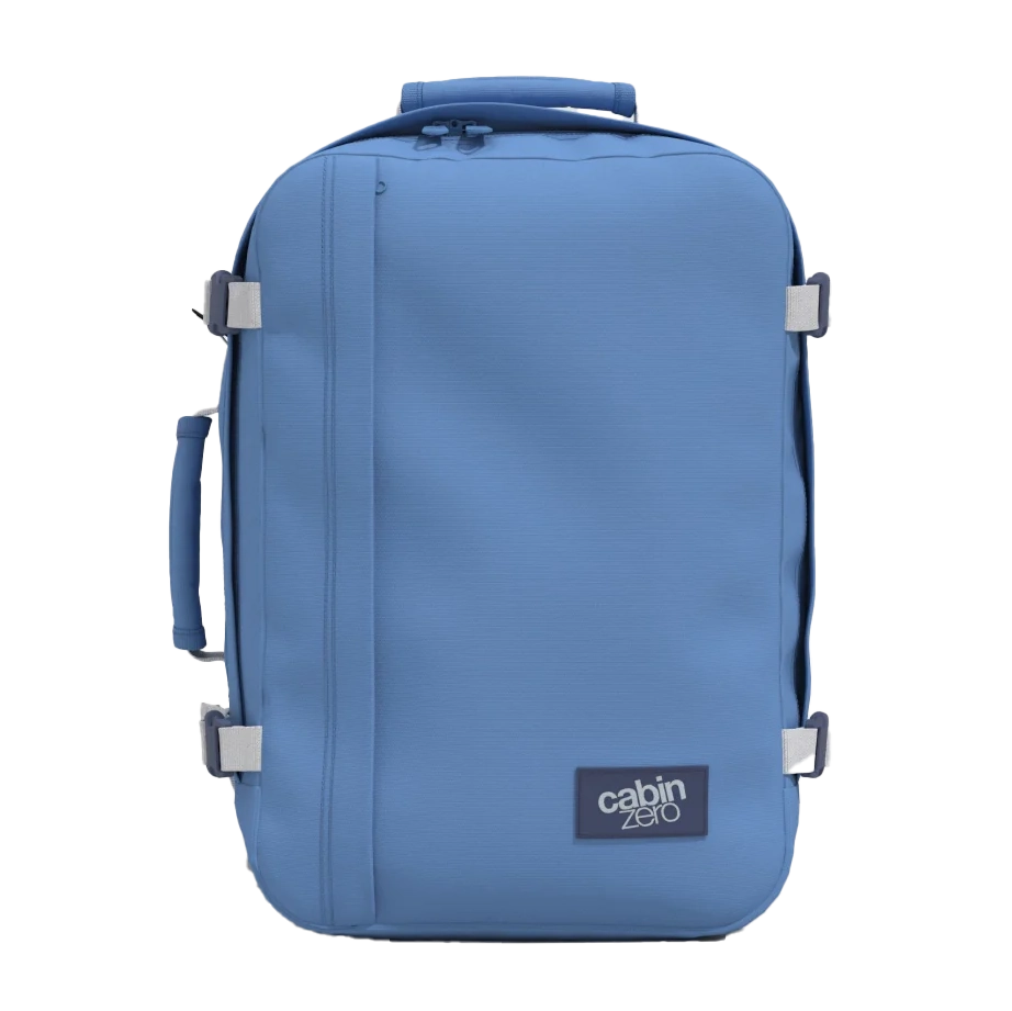 Frontansicht CabinZero Cabin Backpacks Classic 36L Rucksack 45 cm - Infinity Blue
