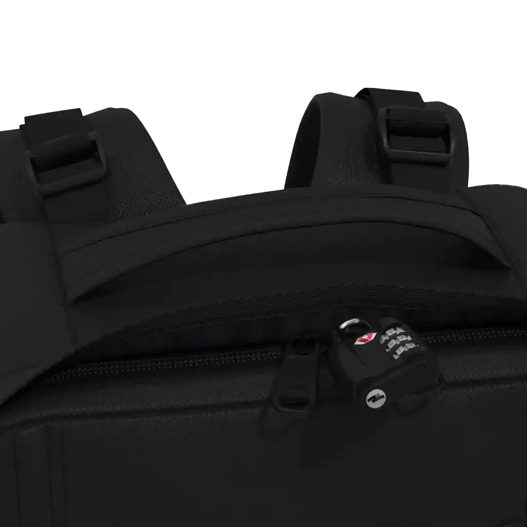 CabinZero Military 28L Backpack Schwarz – kompakter Cabin-Rucksack mit MOLLE-System