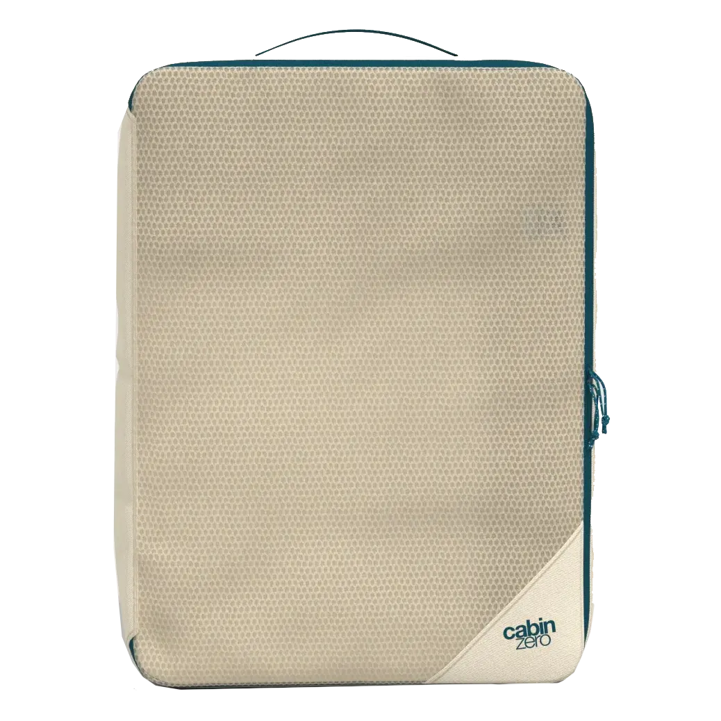 Vorderansicht CabinZero Classic Packing Cube Large 35 cm - Oyster White