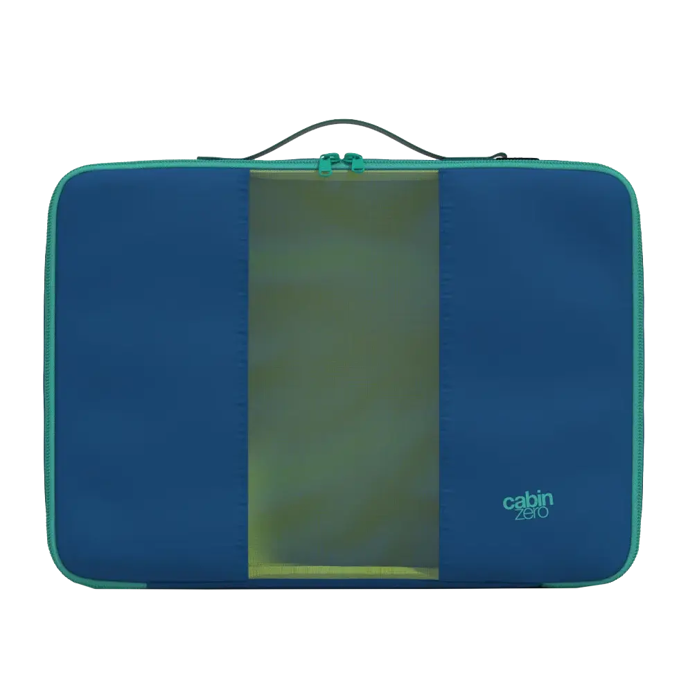 Frontalansicht CabinZero Lux Packing Cube Large 35 cm - Capri Blue